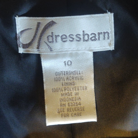 Fringe sleeves tweed blazer jacket size 10 - Picture 7 of 7